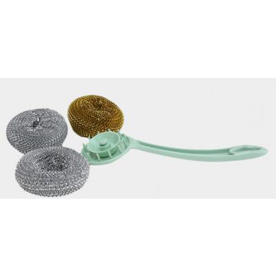 Burete Sarma Inox Cu Maner 3Buc/set