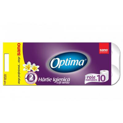 Sano Optima Hartie Igienica 2 Straturi 10Buc/Set