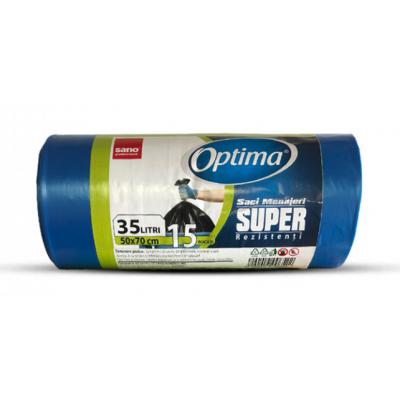 Sano Optima Saci Menaj 35L 15Buc/Set Albastru