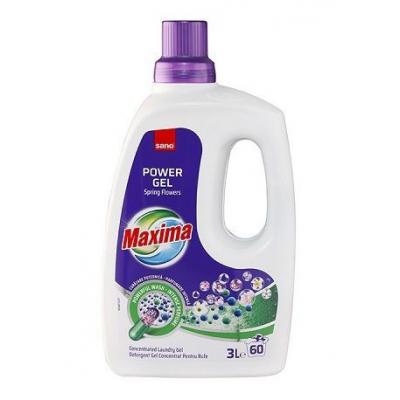 Sano Maxima Detergent Lichid Power Gel 3L Spring Flowers