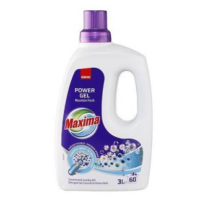 Sano Maxima Detergent Lichid Power Gel 3L Mountain Fresh
