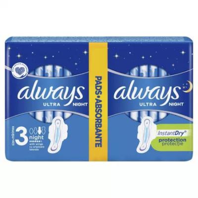 Always Absorbante Ultra Night 12Buc/Set