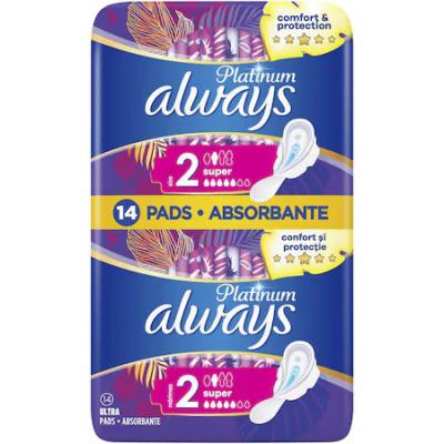 Always Absorbante Platinum Super 14Buc/Set