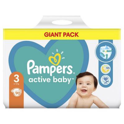 Pampers Active Baby Giant Nr 3 6-10Kg 90Buc/Set
