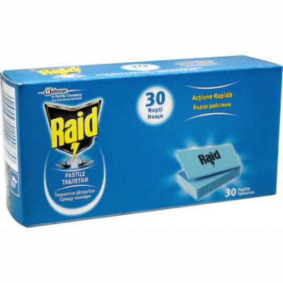Raid Pastile Antitantari Laminate 30Buc/set