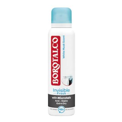 Borotalco Deodorant antiperspirant spray 150ml Fresh Invisible