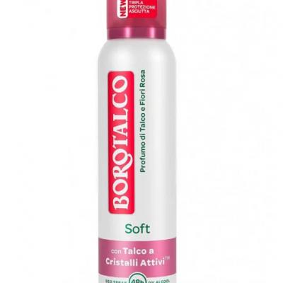 Borotalco Deodorant antiperspirant spray 150ml Soft Con Talco Cristalli