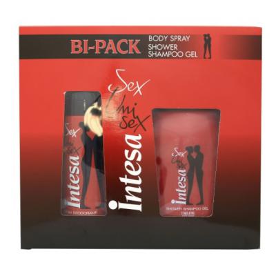 Intesa Caseta Cadou Unisex Gel dus 250 ml+ Deodorant spray 125 ml Ambra