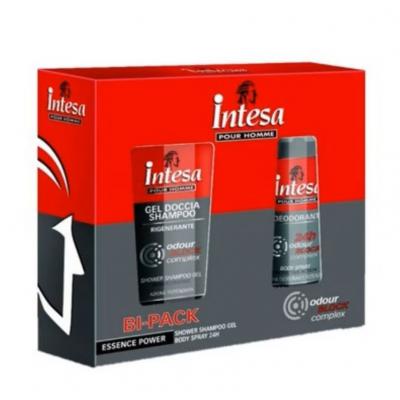 Intesa Caseta Cadou Men Deodorant 150 ml + Gel de dus 250 ml Odour Block