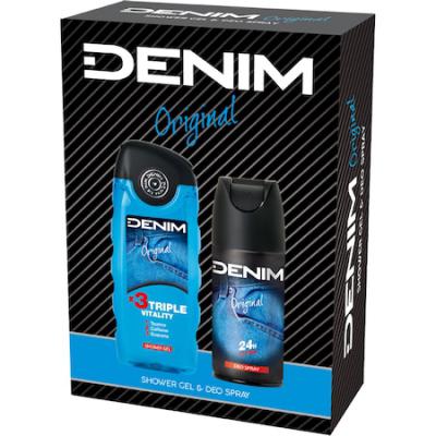 Denim Caseta Cadou Deodorant 150ml + Gel dus 250ml Original