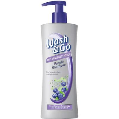 Wash&amp;Go Sampon Nuantator 250ml Purple Pompita