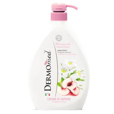 Dermomed Sapun Lichid 1L flori de frangipan si piersica alba