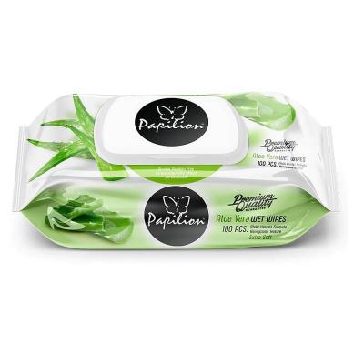 Papilion Servetele Umede 100Buc/Set Aloe Vera