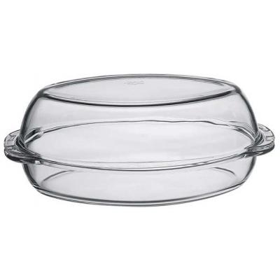 Borcam Vas Yena Termorezistent Oval 2.85L cu Capac Sticla 1.8L 59052