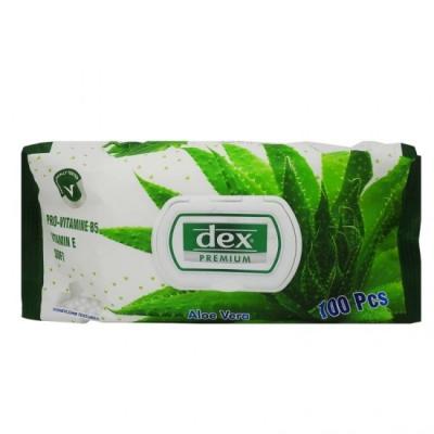 Dex Servetele Umede 100Buc/set Aloe Vera