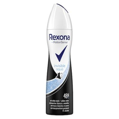 Rexona Deodorant Antiperspirant Spray 150 ml Invisible Aqua