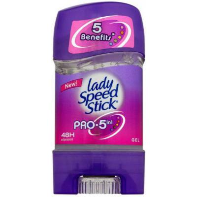 Lady Speed Stick Deodorant Antiperspirant Gel 65G Pro 5 in 1