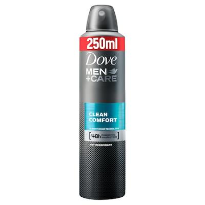 Dove Deodorant antiperspirant spray Men 250ml Clean Comfort