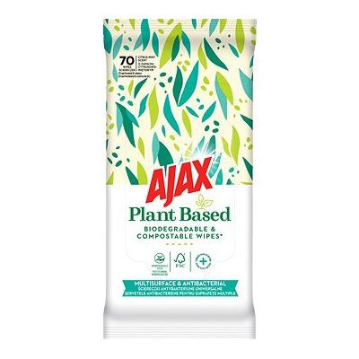 Ajax Servetele Umede Antibacteriene Multisuprafete 70Buc/Set