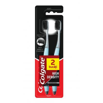 Colgate Periuta Dinti High Density Charcoal 2Buc/Set