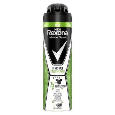 Rexona Deodorant Antiperspirant Spray Men 150ml Invisible Fresh