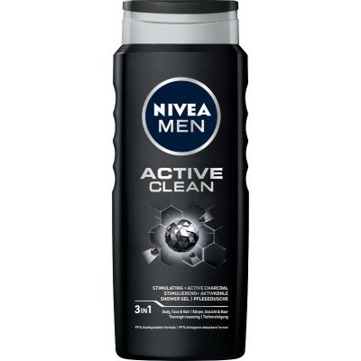 Nivea Gel Dus Men 500ml Active Clean