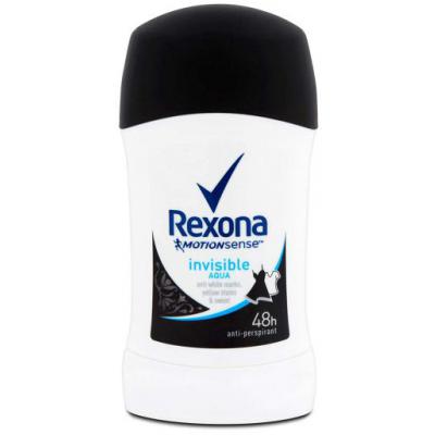 Rexona Deodorant antiperspirat stick 40ml Invisible Aqua