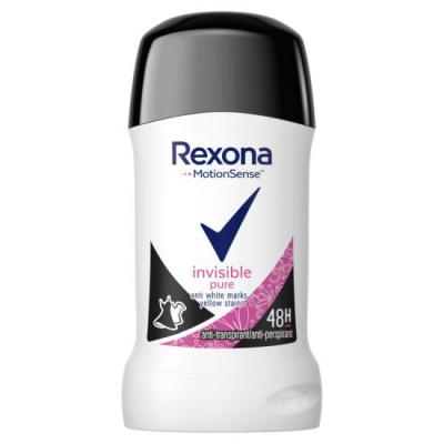 Rexona Deodorant antiperspirat stick 40ml Invisible Pure
