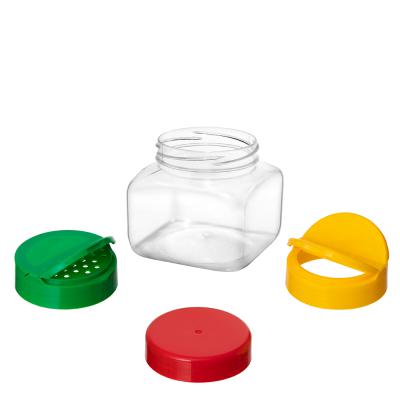 Borcan Pet 300Ml Patrat Cu Capac 63Mm B6315