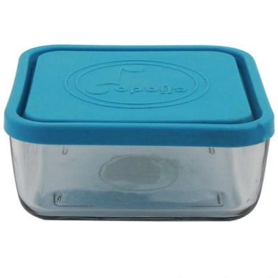 Aban Caserola Patrata sticla cu capac plastic 1.05L BL7009