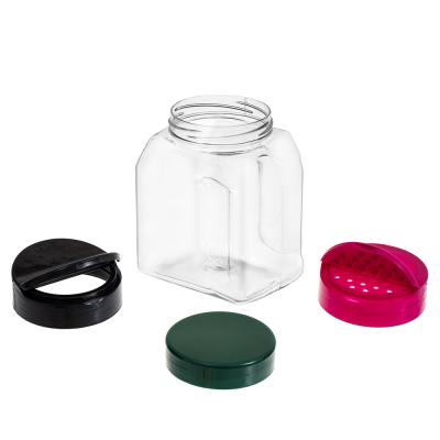 Borcan Pet 500Ml Rectangular Cu Capac 63Mm B6318