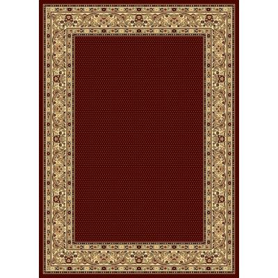 Covor Model Bisericesc Lotos 588/208, Dreptunghiular, Rosu, 1800 gr/mp, 80x150cm