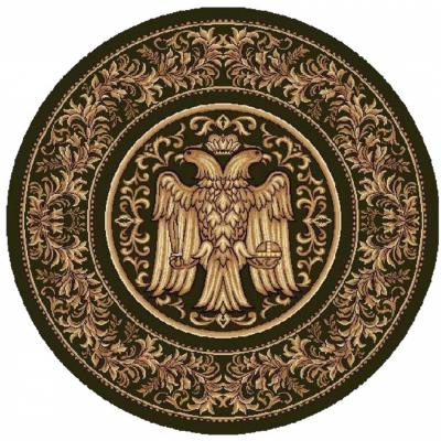Covor Model Bisericesc Lotos 15032/310, Rotund, Verde, 1800 gr/mp, 300x300cm