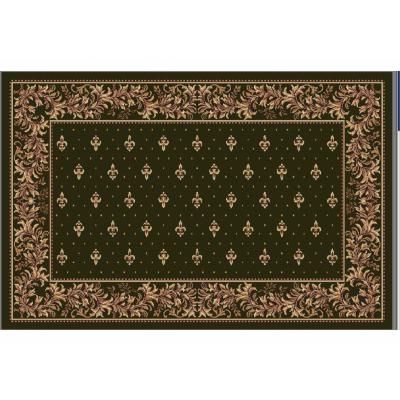 Covor Model Bisericesc Lotos 15066, Dreptunghiular, Verde, 1800 gr/mp, 200x300cm