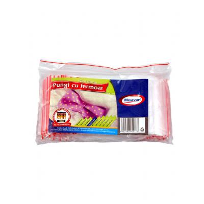 Misavan Punga Cu Fermoar Ziplock 7X11cm 100Buc/Set