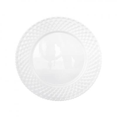 Platou Opal Rotund Alb 32Cm P1020