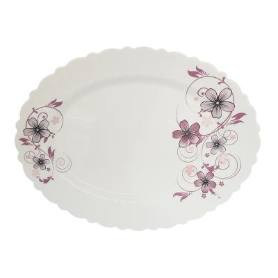 Sanay Platou Oval Opal 34Cm Model Flori Violet V1010/794