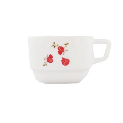 Mahoor Cesti Cafea Opal 190Ml 6Buc/set Model Trandafiri