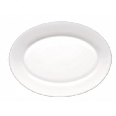 Platou Opal Oval Alb 35Cm Model Clasic RCI350