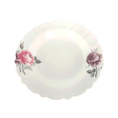 Shamiram Farfurie Adanca Opal 22.5Cm Model Trandafiri 6Buc/Set RGR230
