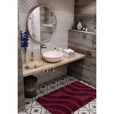 Set 2 Covorase baie, Antiderapante, Symphony 2576 Mov, 60x100cm/50x60cm