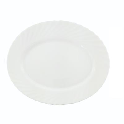 Platou Opal Oval Alb 31Cm T1020