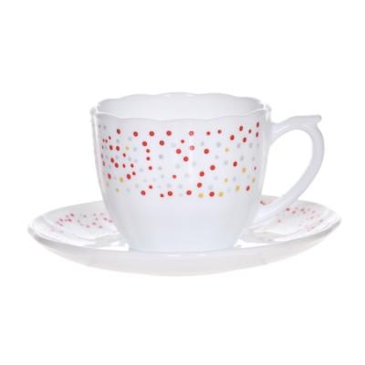 Winter Set Cafea Opal 6 Cesti + 6 Farfuriute 190Ml Model Buline Color WCO12/919