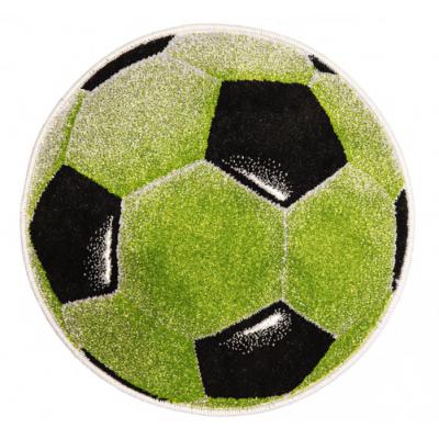 Covor Kolibri, Rotund, Minge Fotbal, 67x67 cm, 2300 gr/mp