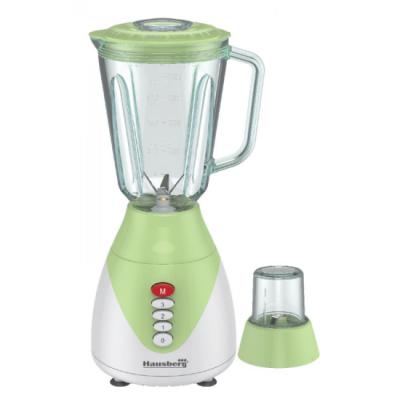 Hausberg Blender Maruntitor 300W, Bol sticla, 3 viteze 1.5L Bleu HB-7761