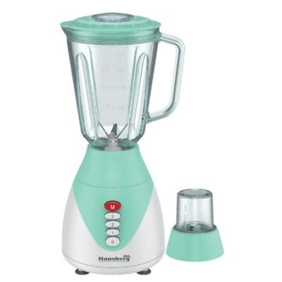 Hausberg Blender 2 In 1 Bol de sticla, Capacitate 1,5L, Bleu HB7661