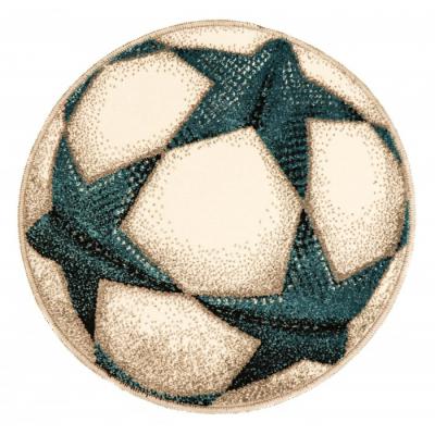 Covor Kolibri, Rotund, Minge Fotbal 02 UEFA 2020, 11199, 67x67 cm, 2300 gr/mp