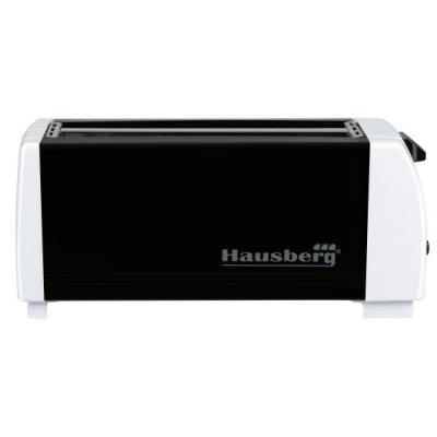 Hausberg Prajitor Paine 4 Felii, 1300W, Negru HB-185