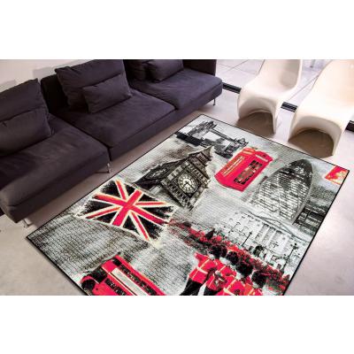 Covor Modern, Kolibri England 11191, Gri, 120x170 cm, 2300 gr/mp