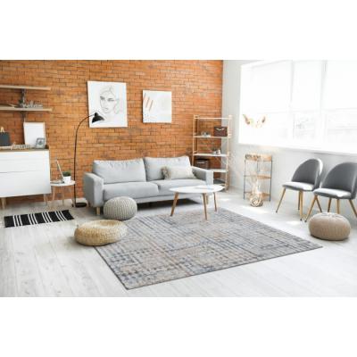 Covor Modern Roma, Model 32 SKS, Crem/Gri, 160x230 cm, 2650 gr/mp